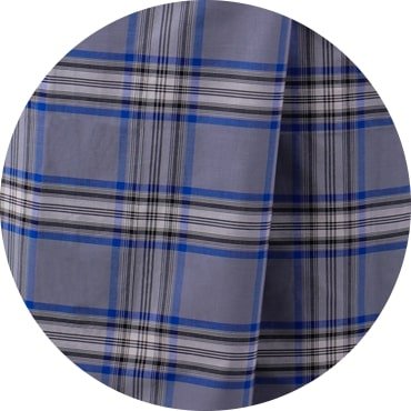 motif de sarong bleu, blanc et gris à carreaux